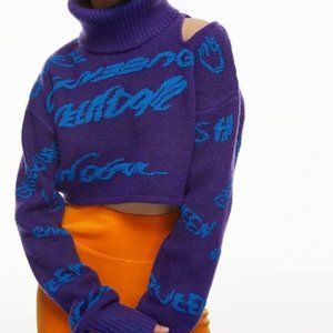 H&M Studio A/W 2021 Crop Turtle Neck Sweater M